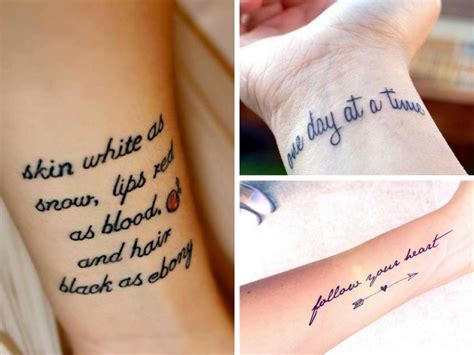 Tatuaggi scritte braccio: consigli e immagini da copiare